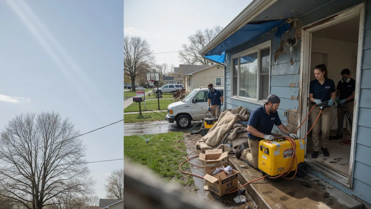 Basement Flood Cleanup in Kansas, IL near me